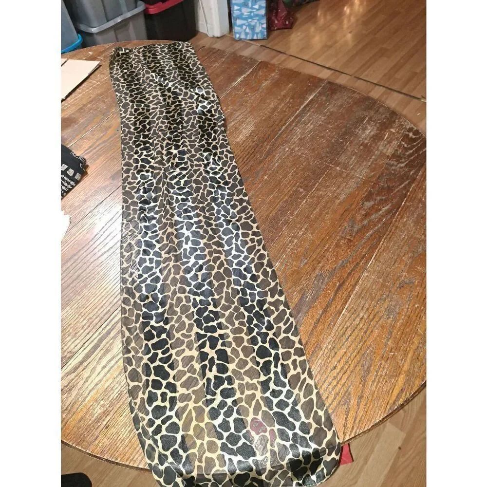 Womens Silky Animal Cheetah Leopard Print Scarf Wrap